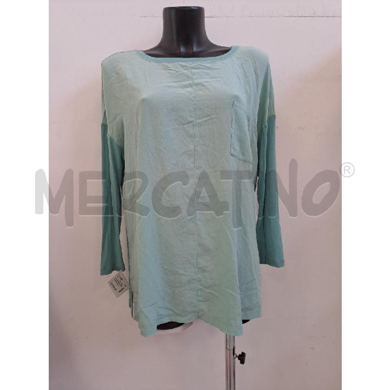 MAGLIA DONNA INTREND TURCHESE VELATO  | Mercatino dell'Usato Catanzaro 1