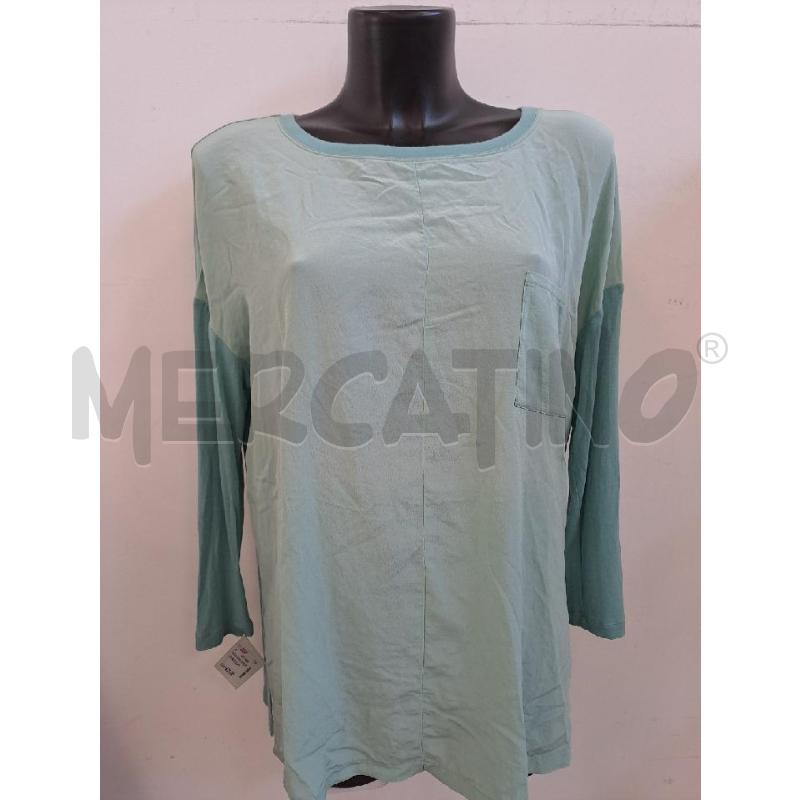 MAGLIA DONNA INTREND TURCHESE VELATO  | Mercatino dell'Usato Catanzaro 2