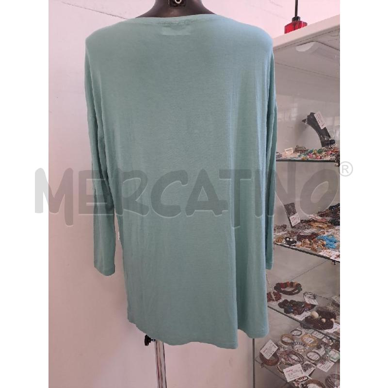 MAGLIA DONNA INTREND TURCHESE VELATO  | Mercatino dell'Usato Catanzaro 3