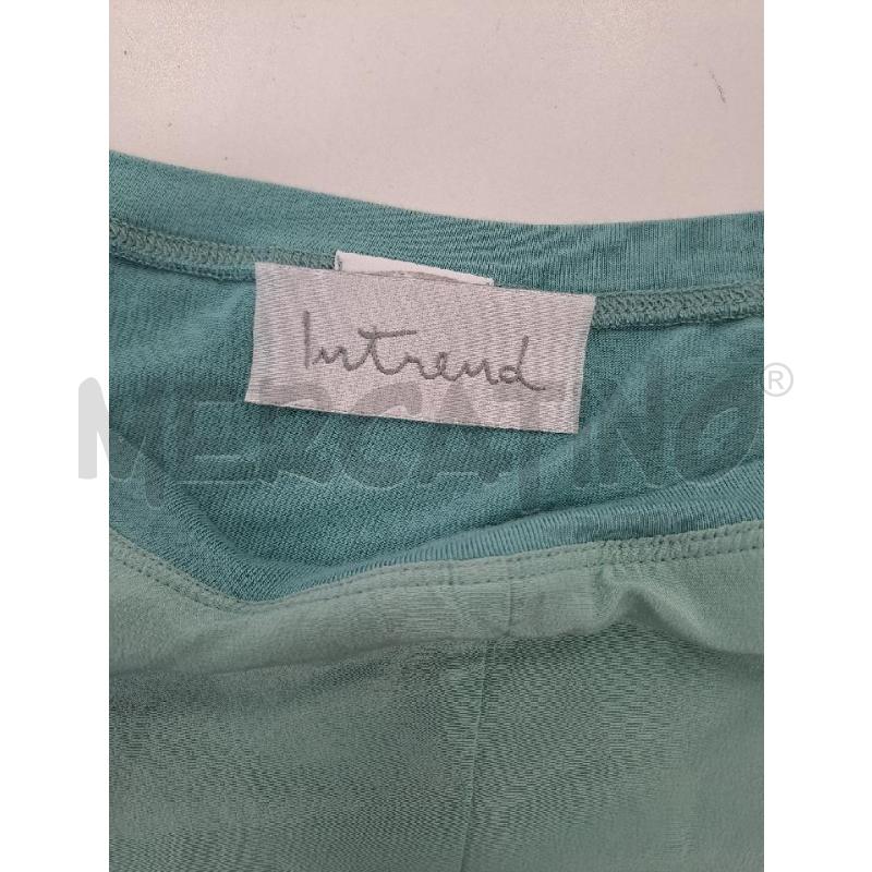 MAGLIA DONNA INTREND TURCHESE VELATO  | Mercatino dell'Usato Catanzaro 4