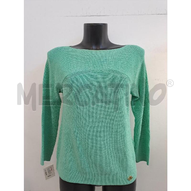 MAGLIA DONNA LUISA SPAGNOLI VERDE ACQUA FIO  | Mercatino dell'Usato Catanzaro 1