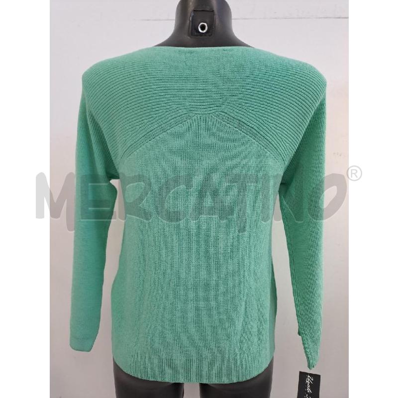 MAGLIA DONNA LUISA SPAGNOLI VERDE ACQUA FIO  | Mercatino dell'Usato Catanzaro 3