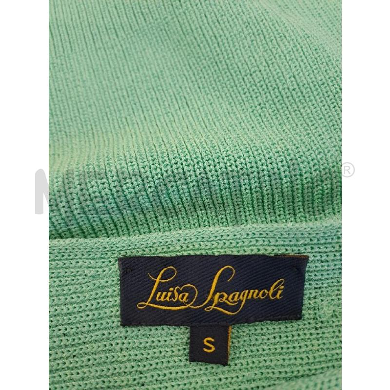 MAGLIA DONNA LUISA SPAGNOLI VERDE ACQUA FIO  | Mercatino dell'Usato Catanzaro 4