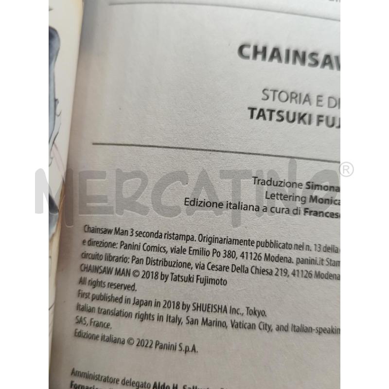MANGA CHAINSAW MAN 1/8 NUM 6 MANCANTE | Mercatino dell'Usato Catanzaro 3