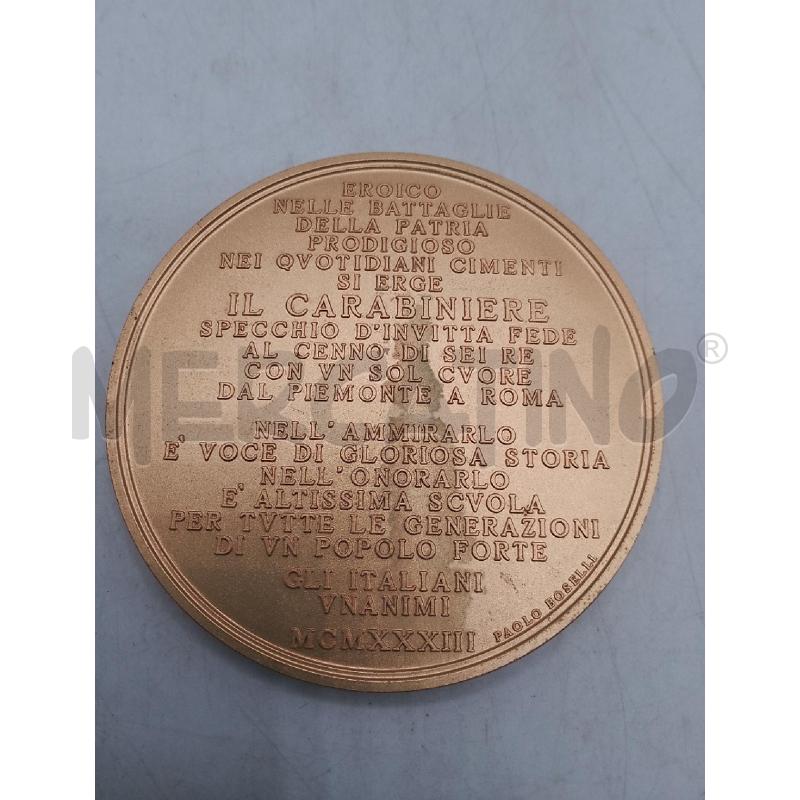 MEDAGLIONE COMMEMORATIVO CARABINIERI | Mercatino dell'Usato Catanzaro 2