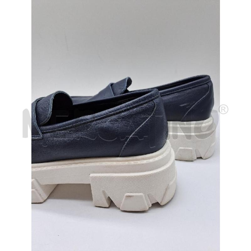MOCASSINI DONNA BRANDO BLU SUOLA BIANCA | Mercatino dell'Usato Catanzaro 2