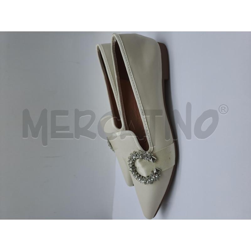 MOCASSINI DONNA PUNTA FRANCESCOMILANO GHIACCIO STRASS | Mercatino dell'Usato Catanzaro 3