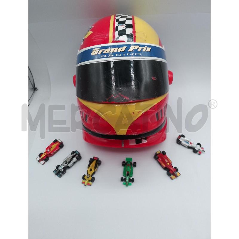 MODELLINO CASCO MICRO MACHINES 1999 HASBRO CON 6 MACCHININE | Mercatino dell'Usato Catanzaro 1