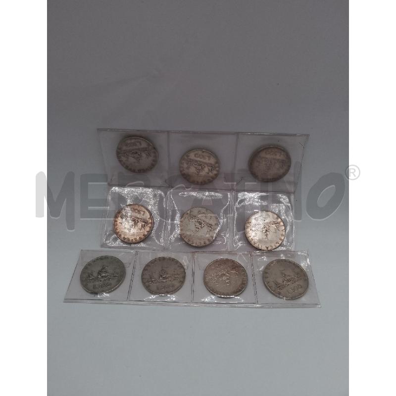 MONETE VECCHIE PZ. 10 500 LIRE ARGENTO CARAVELLE | Mercatino dell'Usato Catanzaro 1