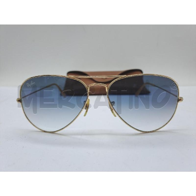 OCCHIALI DONNA RAYBAN AVIATOR LARGE METAL | Mercatino dell'Usato Catanzaro 1
