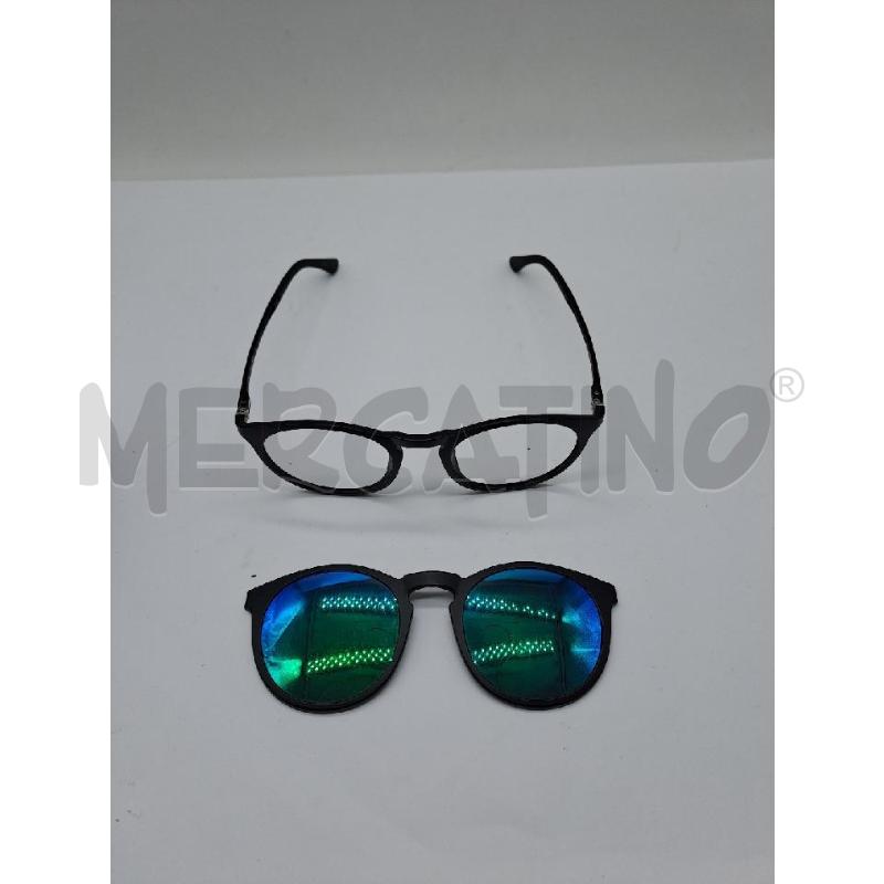 OCCHIALI UOMO NERO CENTRO STILE + CLIP  | Mercatino dell'Usato Catanzaro 3