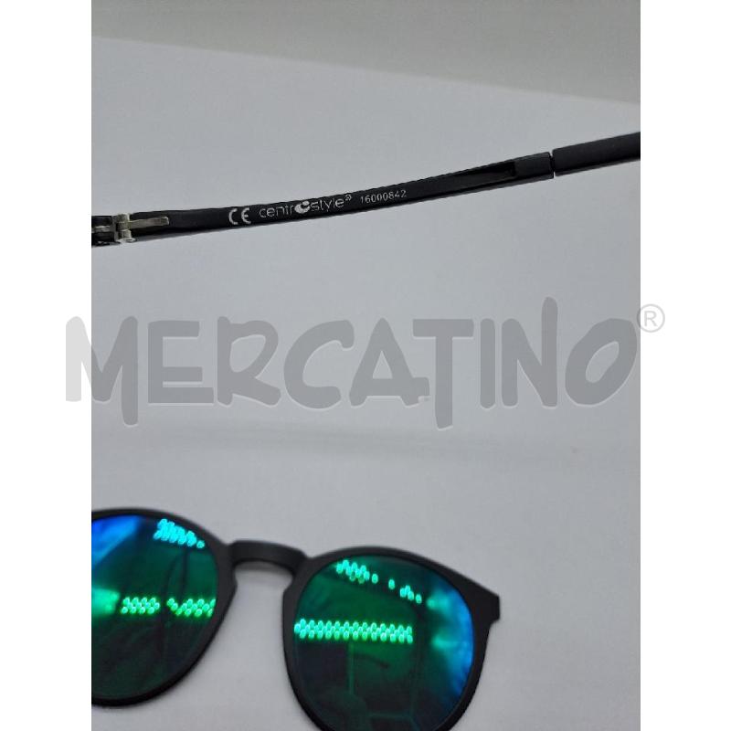 OCCHIALI UOMO NERO CENTRO STILE + CLIP  | Mercatino dell'Usato Catanzaro 4