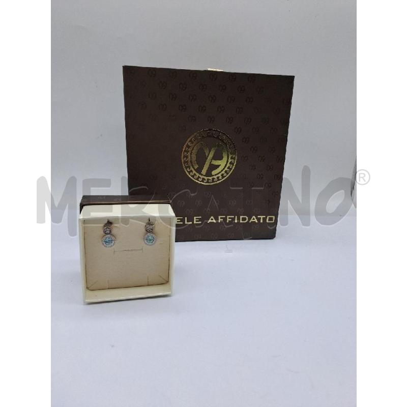 ORECCHINI DONNA MICHELE AFFIDATO LINEA PATHOS AZZURRO | Mercatino dell'Usato Catanzaro 1