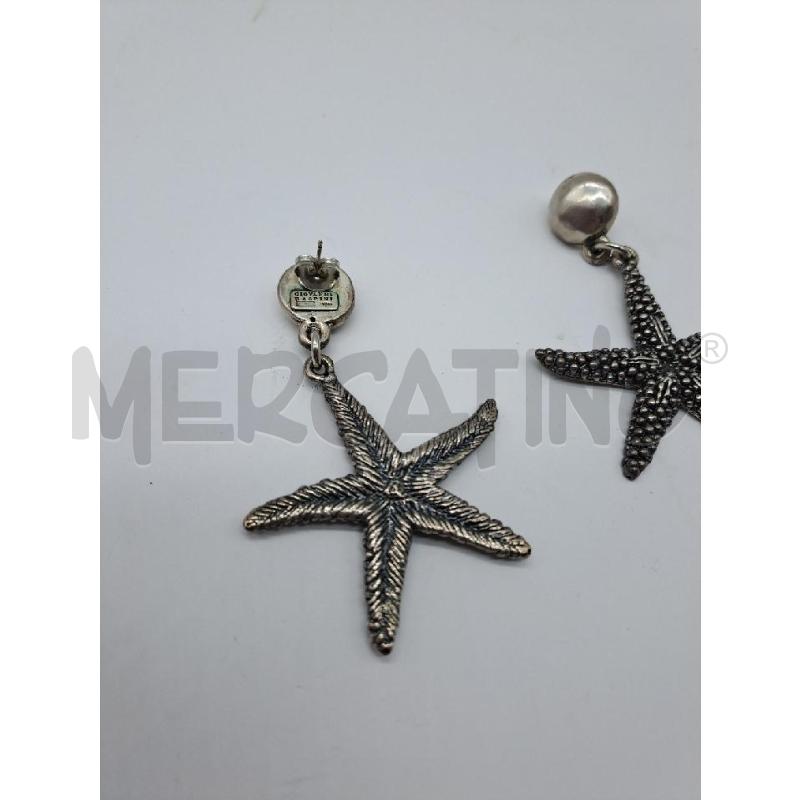 ORECCHINI GIOVANNI RASPINI STELLA MARINA GRANDI 7 CM | Mercatino dell'Usato Catanzaro 2