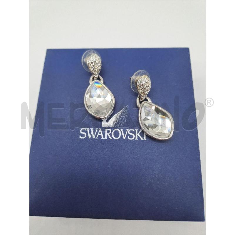 ORECCHINI SWAROVSKI GOCCIA SFACCETTATA  | Mercatino dell'Usato Catanzaro 2