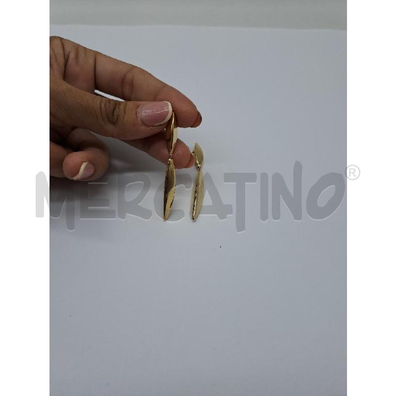 ORECCHINI UNOAERRE PENDENTE DORATO ARIA | Mercatino dell'Usato Catanzaro 2