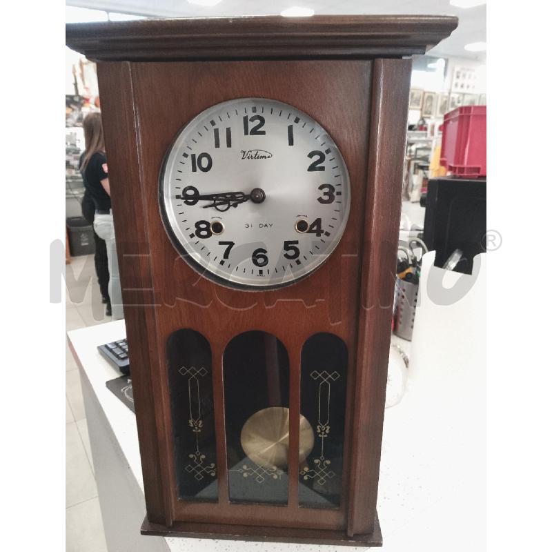 OROLOGIO A PENDOLO A CARICA VIRTIME FUNZIONANTE | Mercatino dell'Usato Catanzaro 1