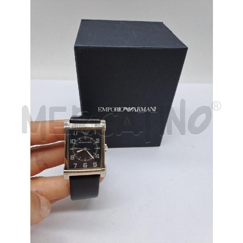 OROLOGIO DA POLSO ARMANI NERO QUADRATO  | Mercatino dell'Usato Catanzaro 1