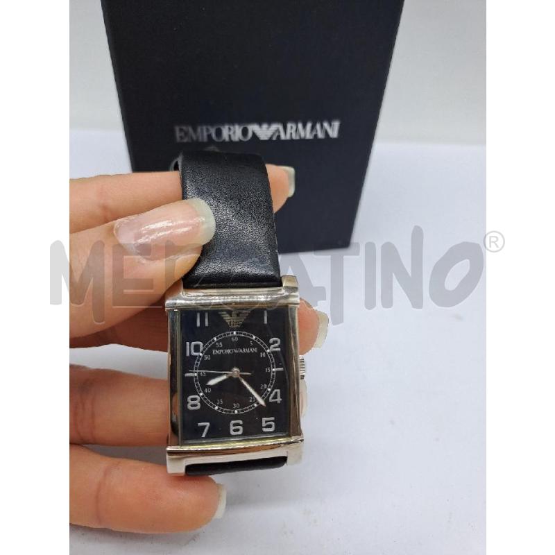 OROLOGIO DA POLSO ARMANI NERO QUADRATO  | Mercatino dell'Usato Catanzaro 3