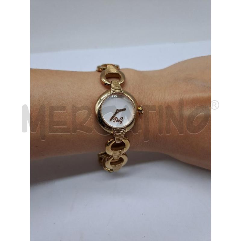 OROLOGIO DA POLSO DONNA D&G DORATO TONDO  | Mercatino dell'Usato Catanzaro 1