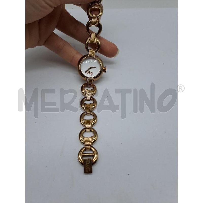 OROLOGIO DA POLSO DONNA D&G DORATO TONDO  | Mercatino dell'Usato Catanzaro 2