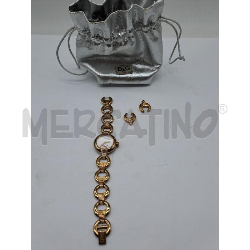OROLOGIO DA POLSO DONNA D&G DORATO TONDO  | Mercatino dell'Usato Catanzaro 4