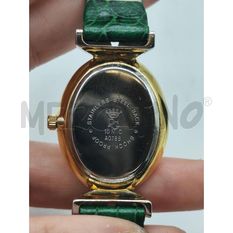 OROLOGIO DA POLSO PRYNGEPS QUARTZ A0788 PELLE VERDE | Mercatino dell'Usato Catanzaro 3