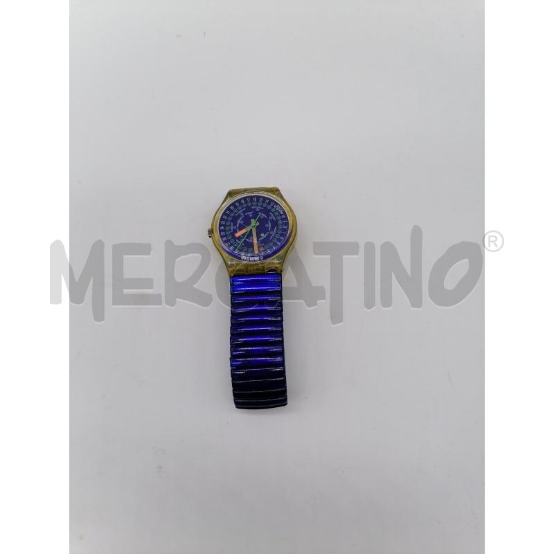 OROLOGIO DA POLSO SWATCH ELASTICO BLU  | Mercatino dell'Usato Catanzaro 1
