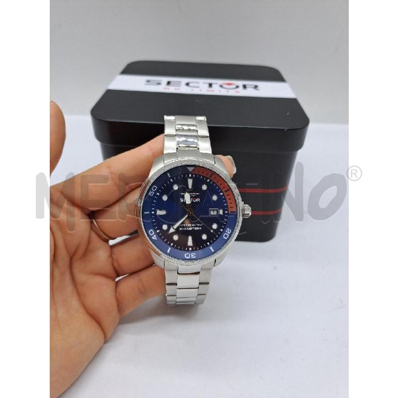 OROLOGIO DA POLSO UOMO SECTOR QUADRANTE BLU  | Mercatino dell'Usato Catanzaro 1