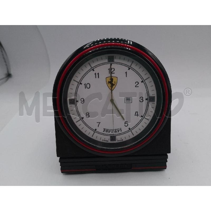 OROLOGIO DA TAVOLO FERRARI SWISS MADE QUADRANTE BIANCO | Mercatino dell'Usato Catanzaro 1
