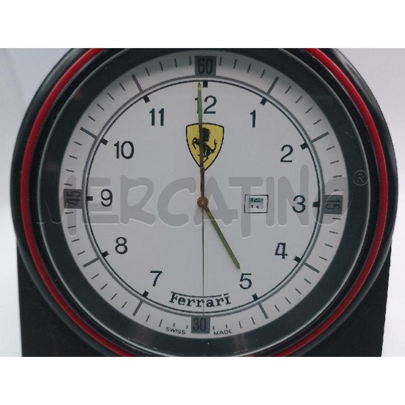 OROLOGIO DA TAVOLO FERRARI SWISS MADE QUADRANTE BIANCO | Mercatino dell'Usato Catanzaro 5