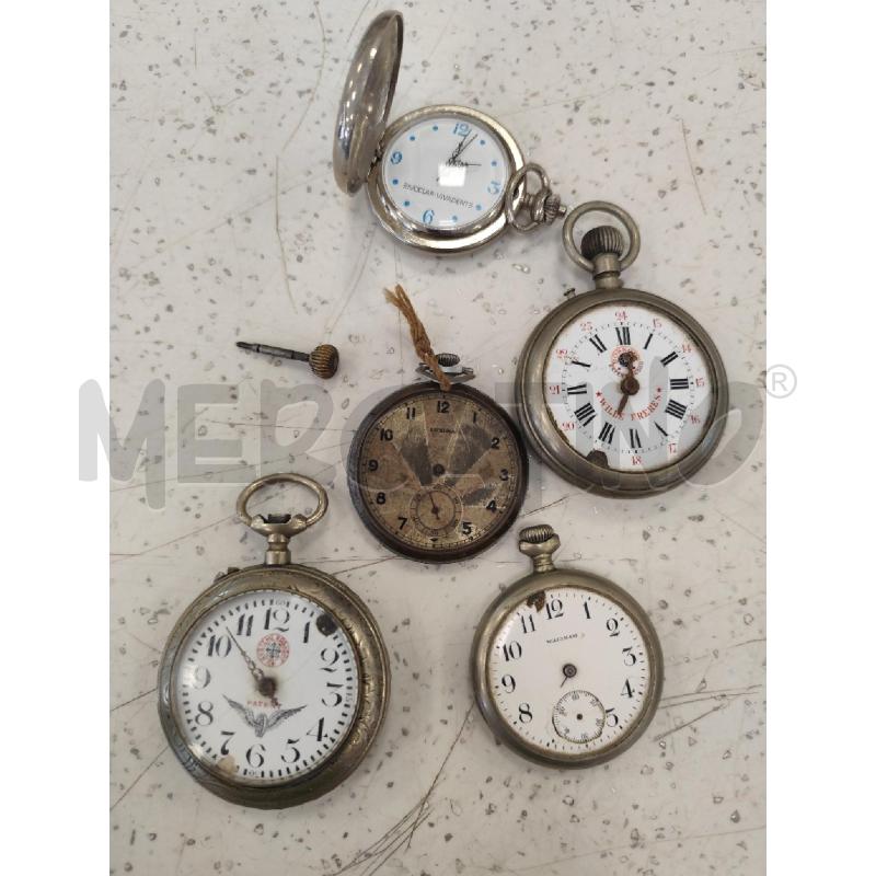 OROLOGI DA TASCHINO PZ 5 ROSKOPE WALTHAM LUXONA | Mercatino dell'Usato Catanzaro 1