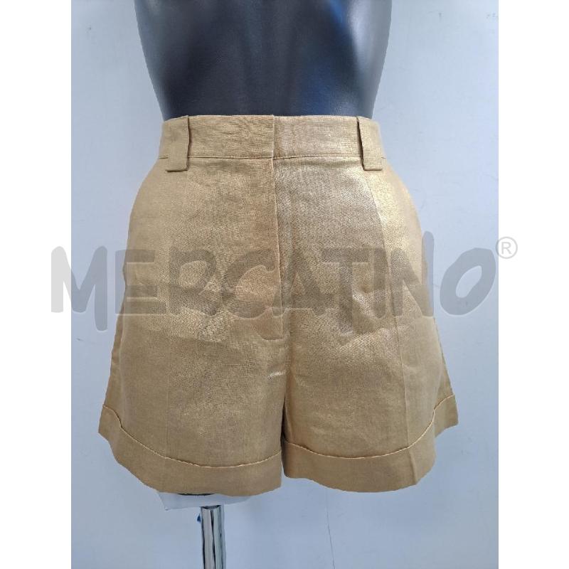 PANTALONCINO DONNA PATRIZIA PEPE LINO DORATO | Mercatino dell'Usato Catanzaro 1