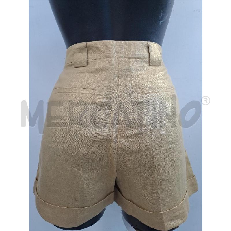PANTALONCINO DONNA PATRIZIA PEPE LINO DORATO | Mercatino dell'Usato Catanzaro 3