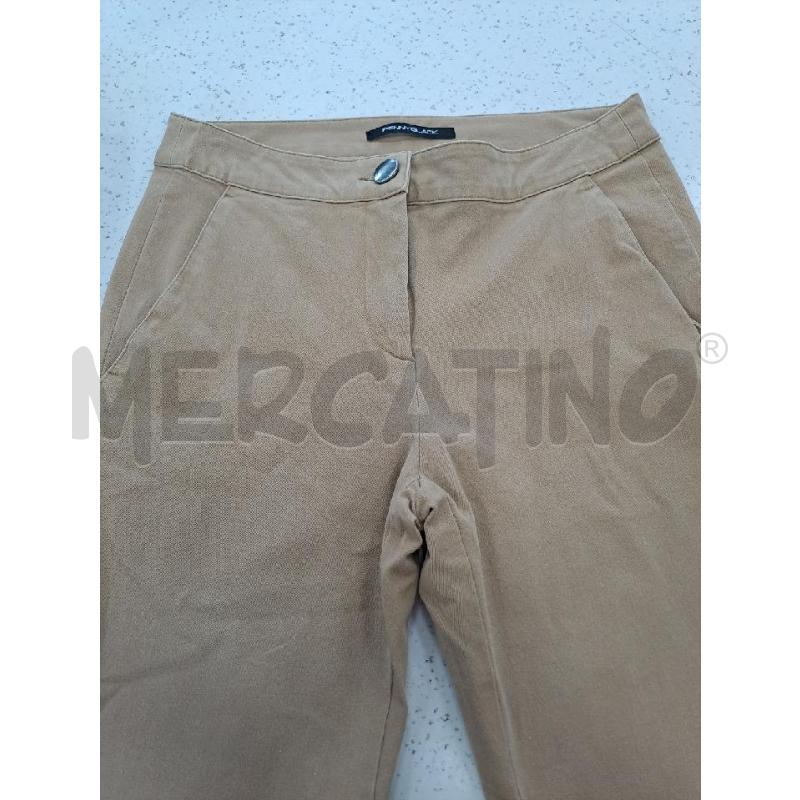 PANTALONE DONNA BEIGE TASCHE LATERALI  | Mercatino dell'Usato Catanzaro 2
