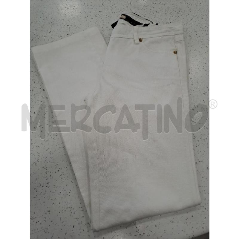 PANTALONE DONNA CAVALLI BIANCO  | Mercatino dell'Usato Catanzaro 1
