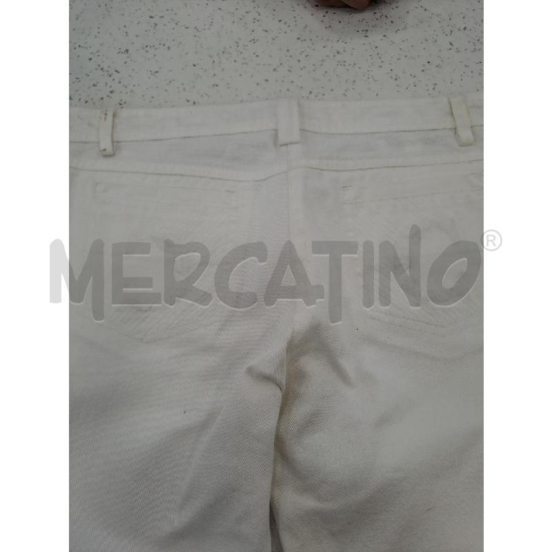 PANTALONE DONNA CAVALLI BIANCO  | Mercatino dell'Usato Catanzaro 3