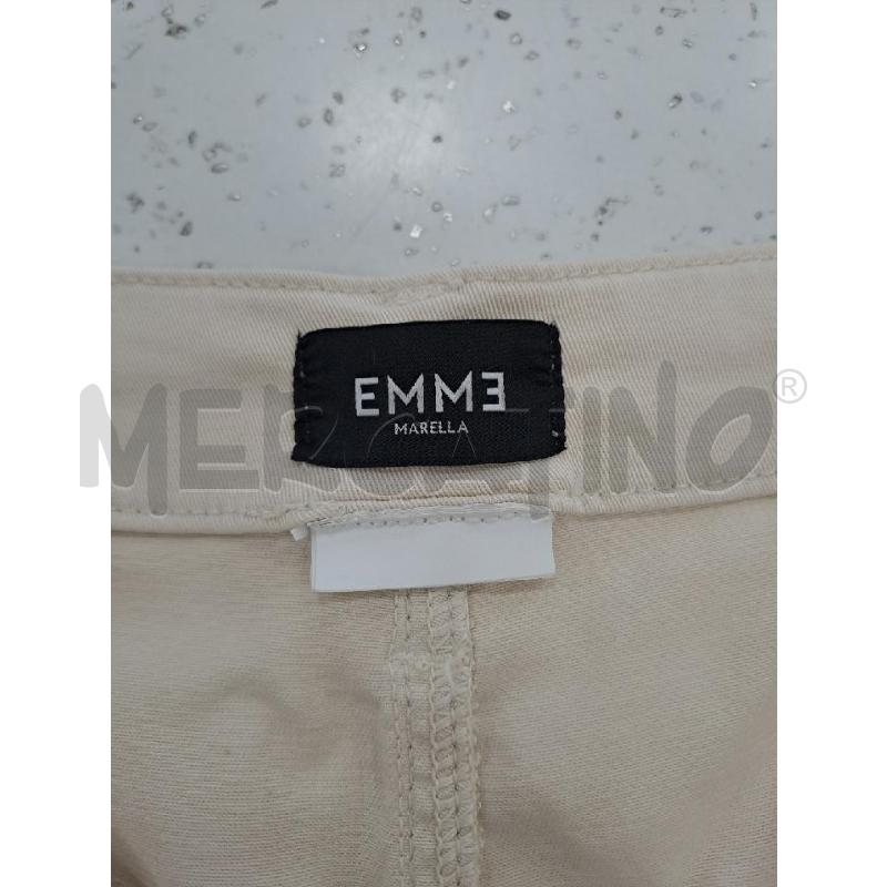 PANTALONE DONNA EMME BEIGE TASCHE LATERALE  | Mercatino dell'Usato Catanzaro 5