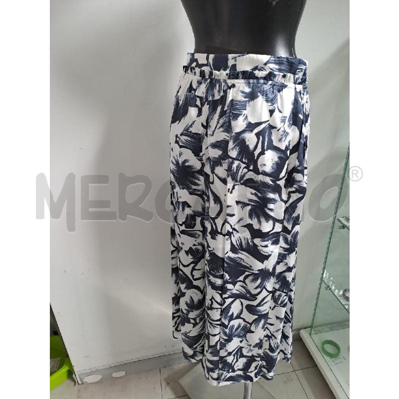PANTALONE DONNA MAX&CO FIORI BIANCO BLU  | Mercatino dell'Usato Catanzaro 3