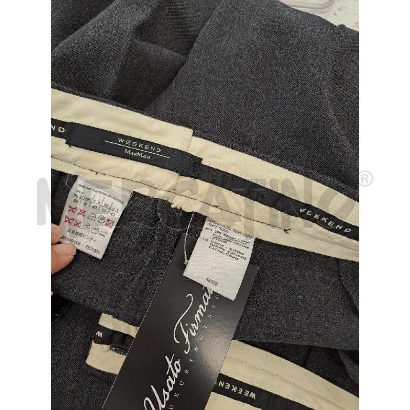 PANTALONE DONNA MAX MARA GRIGIO CLASSICO  | Mercatino dell'Usato Catanzaro 4