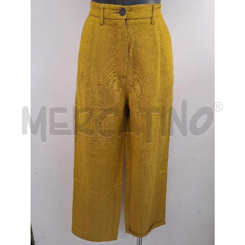 PANTALONE DONNA MOMONI SENAPE MISTOLINO | Mercatino dell'Usato Catanzaro 1