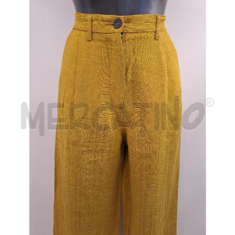 PANTALONE DONNA MOMONI SENAPE MISTOLINO | Mercatino dell'Usato Catanzaro 2