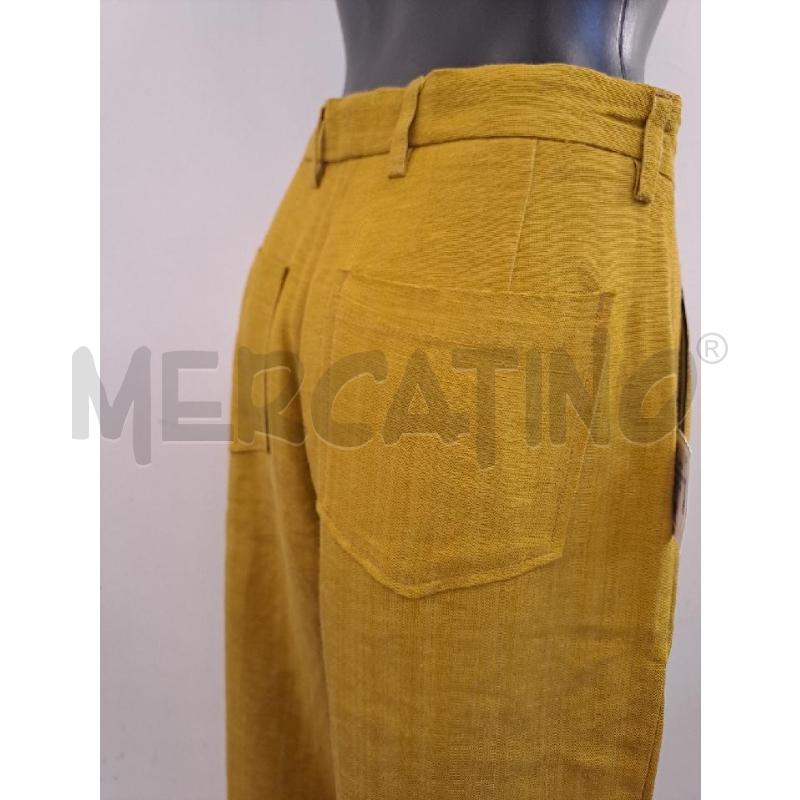 PANTALONE DONNA MOMONI SENAPE MISTOLINO | Mercatino dell'Usato Catanzaro 3