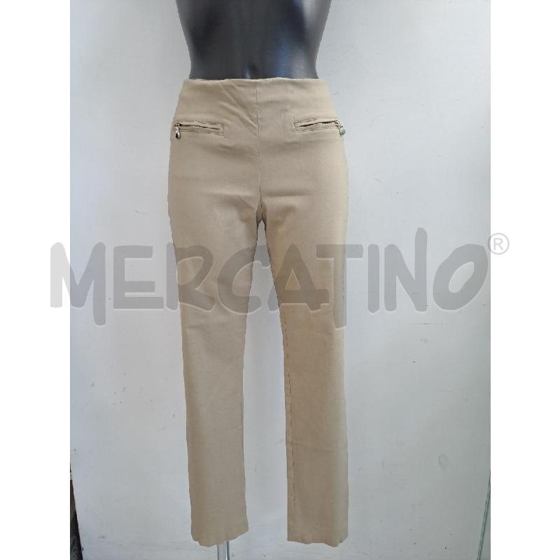 PANTALONE DONNA PENNYBLACK BEIGE CERNIERE LATERALI  | Mercatino dell'Usato Catanzaro 1