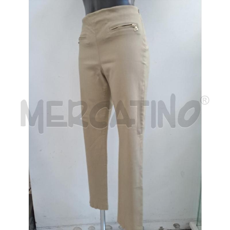 PANTALONE DONNA PENNYBLACK BEIGE CERNIERE LATERALI  | Mercatino dell'Usato Catanzaro 2