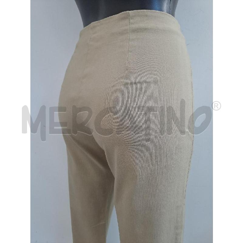 PANTALONE DONNA PENNYBLACK BEIGE CERNIERE LATERALI  | Mercatino dell'Usato Catanzaro 4