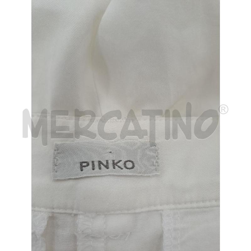 PANTALONE DONNA PINKO BIANCO  | Mercatino dell'Usato Catanzaro 4