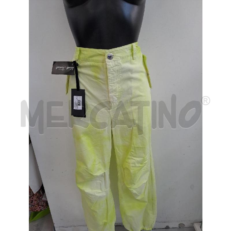 PANTALONE DONNA PINKO VERDE GIALLO SFUMATO | Mercatino dell'Usato Catanzaro 2
