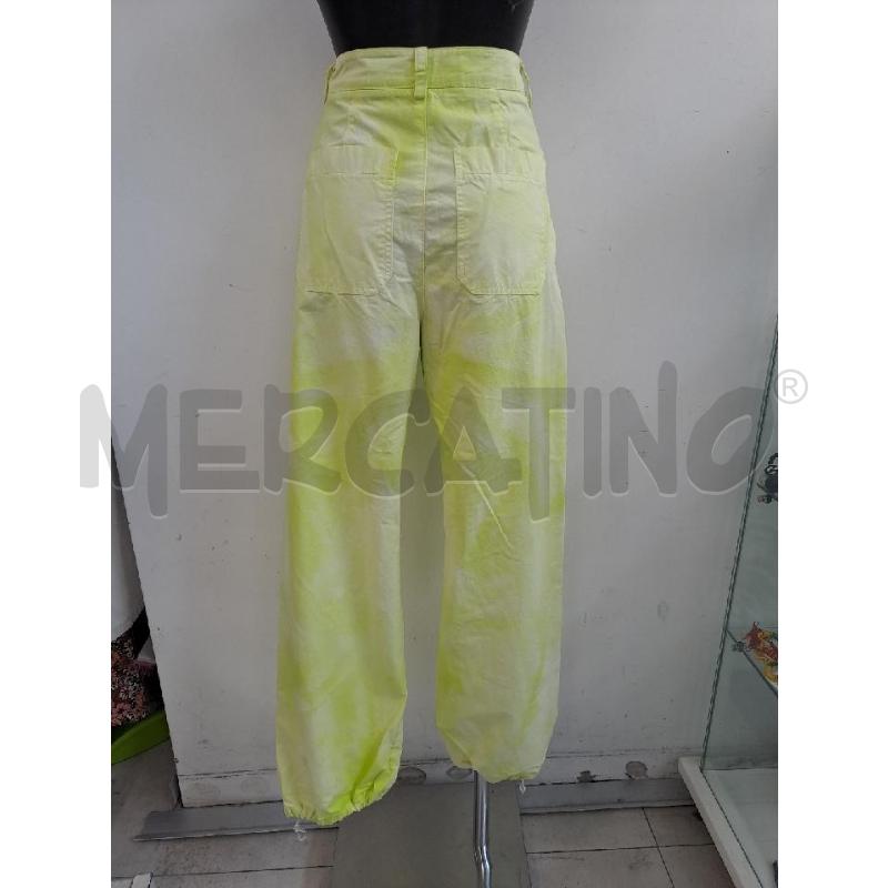 PANTALONE DONNA PINKO VERDE GIALLO SFUMATO | Mercatino dell'Usato Catanzaro 4