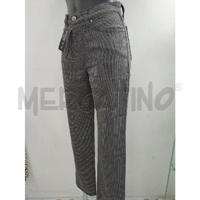 PANTALONE DONNA VERSACE JEANS COUTURE GRIGIO RIGHE NERO | Mercatino dell'Usato Catanzaro 2